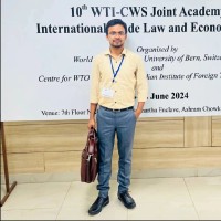 Mr. Shashank Patel delivering lecture on The WTO Discipline on Agricultural Subsidies